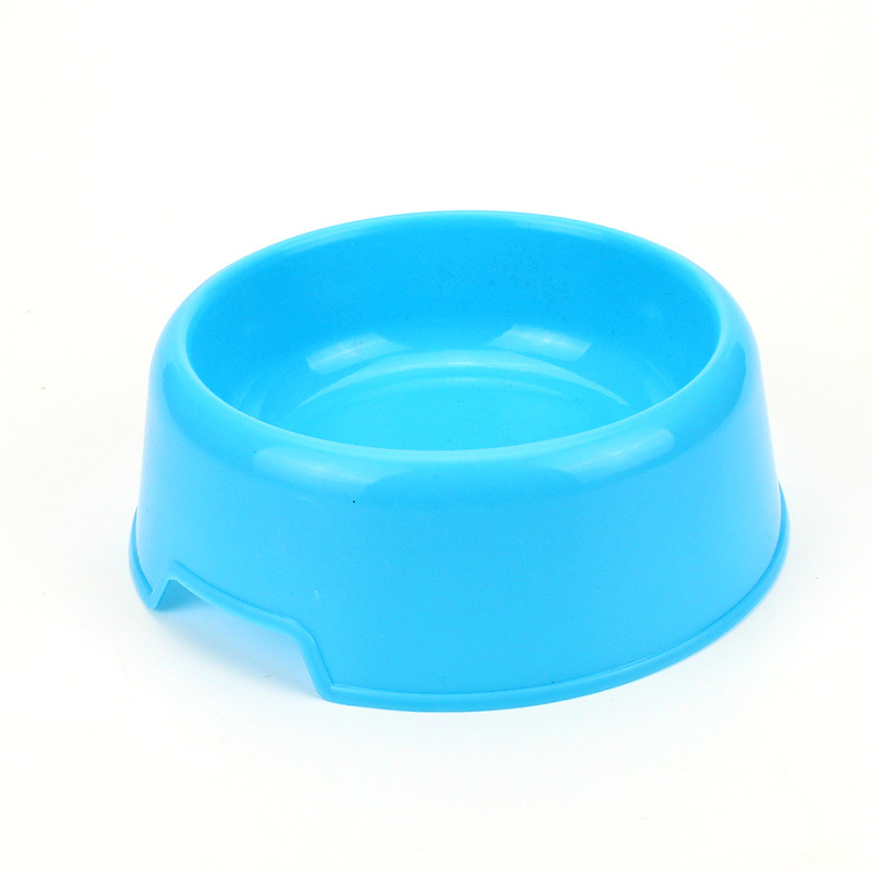 Wholesale economical plastic pet bowls, candy-colored dog bowls, round single bowls, cat bowls, food bowls, pet food utensils, rice bowls Application Scenario