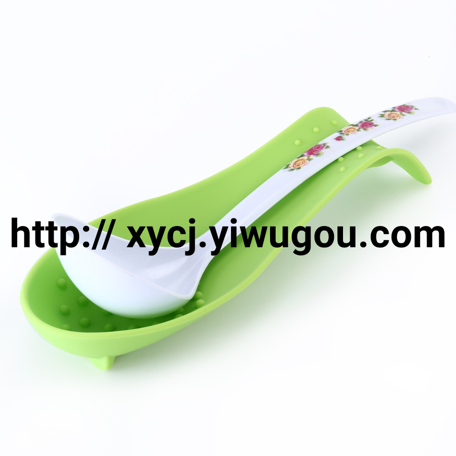 Silicone spoon holder, silicone spoon rack, kitchenware tray, spoon rack, multi-functional silicone soup spoon rack