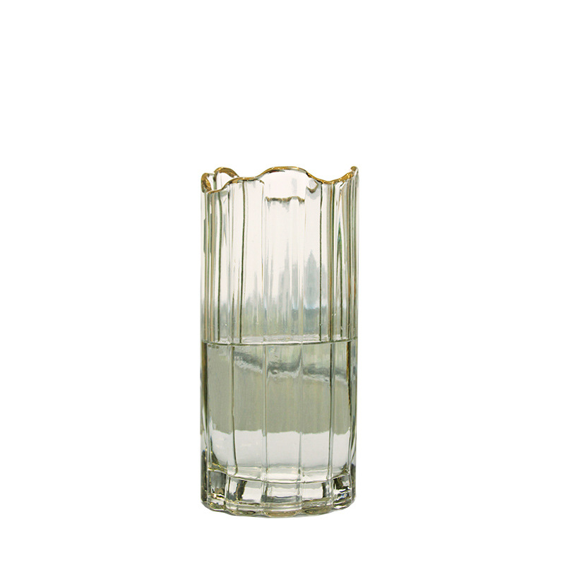 北欧玻璃花瓶透明简约创意客厅插花水养百合玫瑰鲜花餐桌花器摆件详情图5