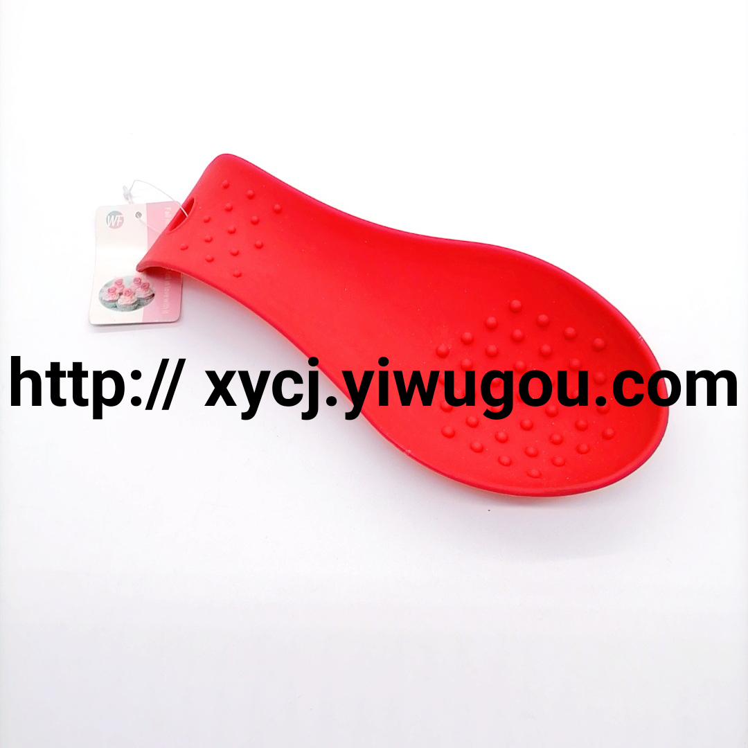 Silicone spoon holder, silicone spoon rack, kitchenware tray, spoon rack, multi-functional silicone soup spoon rack Specification image