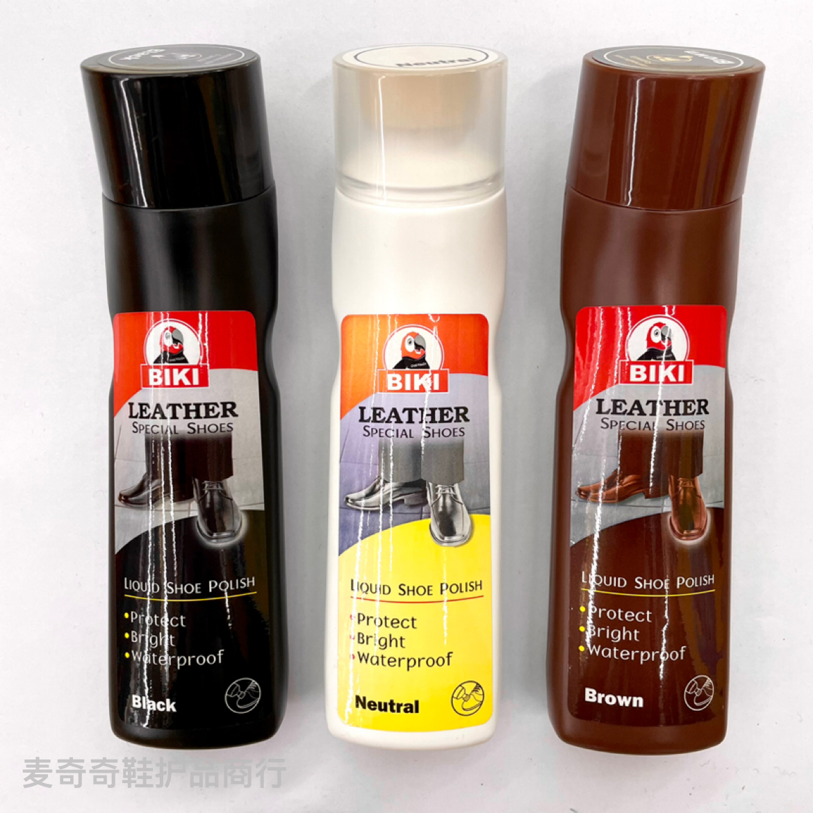 Biki Liquid Shoe Polish (Standard Shoe Polish) Black Shoe Polish Brown Shoe Polish Clear Shoe Polish