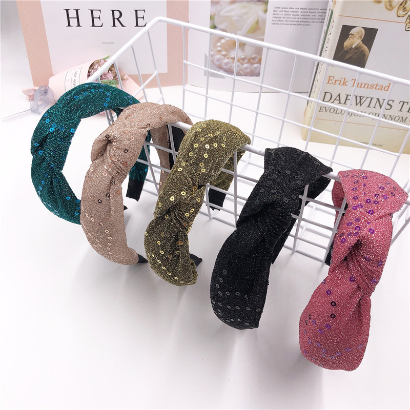 韩版宽发箍时尚气质百搭网纱头箍带齿头扣发卡摆摊2元店饰品