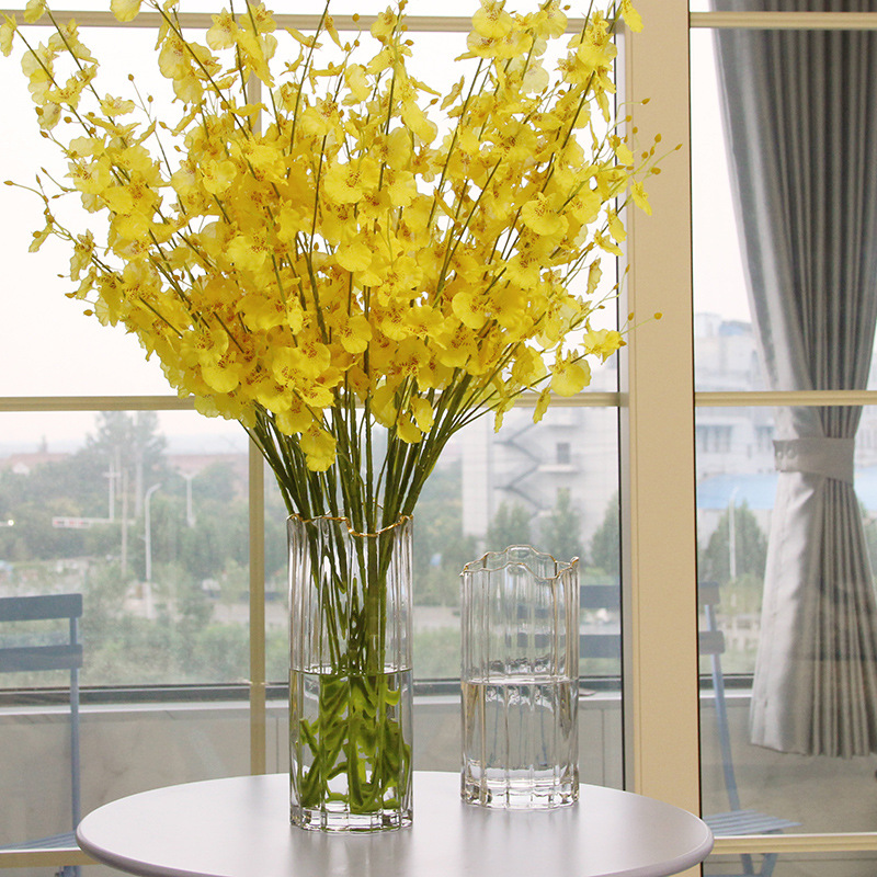 北欧玻璃花瓶透明简约创意客厅插花水养百合玫瑰鲜花餐桌花器摆件详情图3