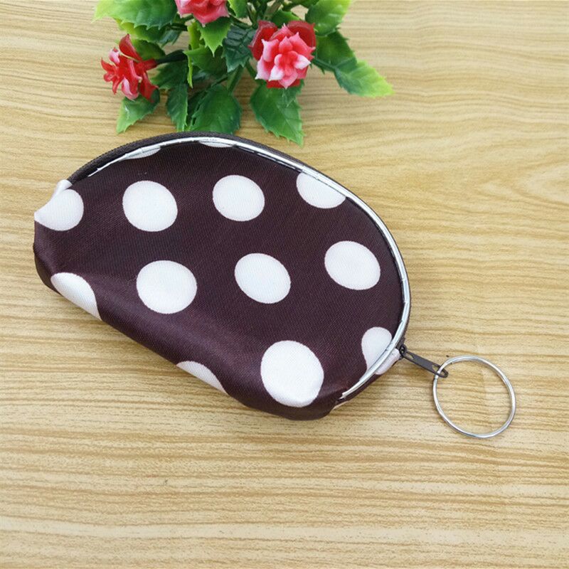 Oval-shaped coin purses, portable small purses, loose purses, zipper bags, one-yuan and two-yuan general merchandise, street stall supplies Specification image