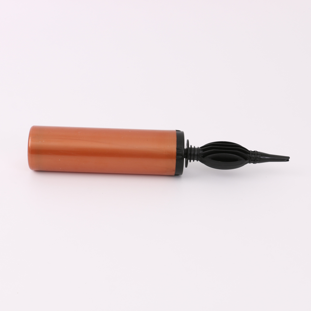 Factory direct sales in stock, multiple colors available, hand-pushed balloon inflators, manual plastic air pumps, small and portable Specification image