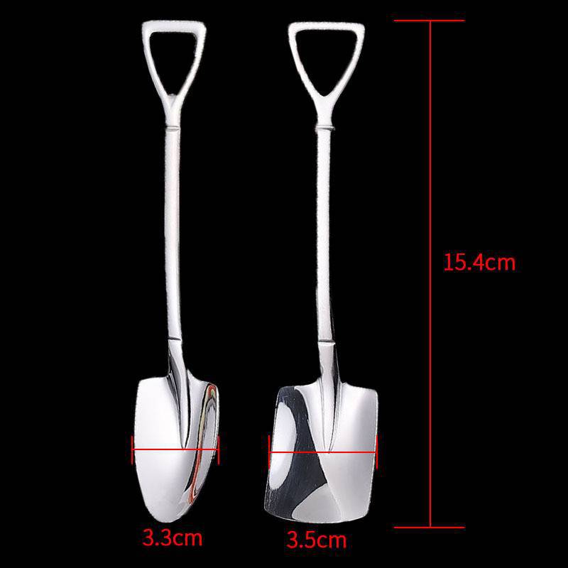 Pala creativa arroz cuchara acero inoxidable pala cuchara sandía cuchara cuchara cuchara cuchara cuchara comida cuchara pequeña regalo pequeño Specification image