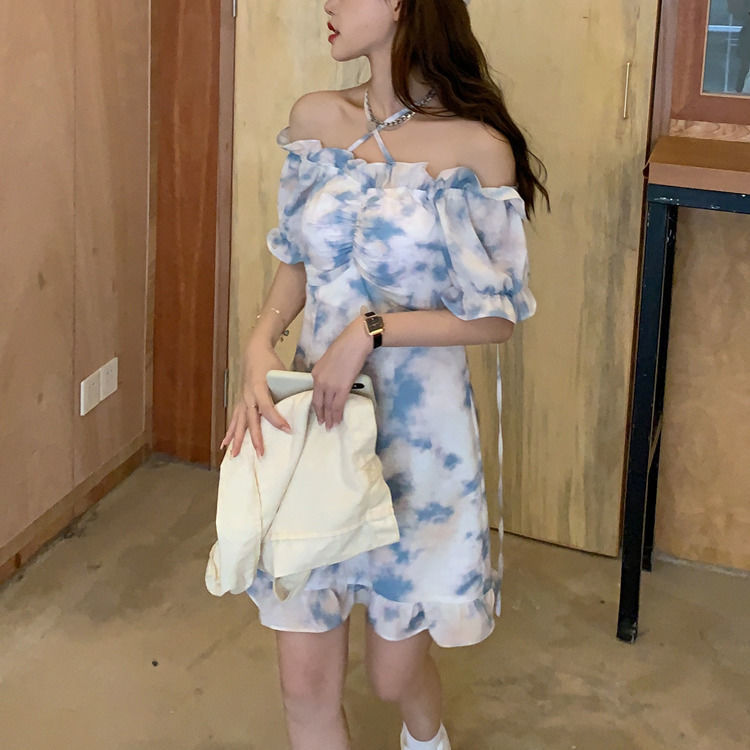 French retro, niche and sweet long dress for summer 2022 new first love dress, early spring temperament dress for women's wear Application Scenario