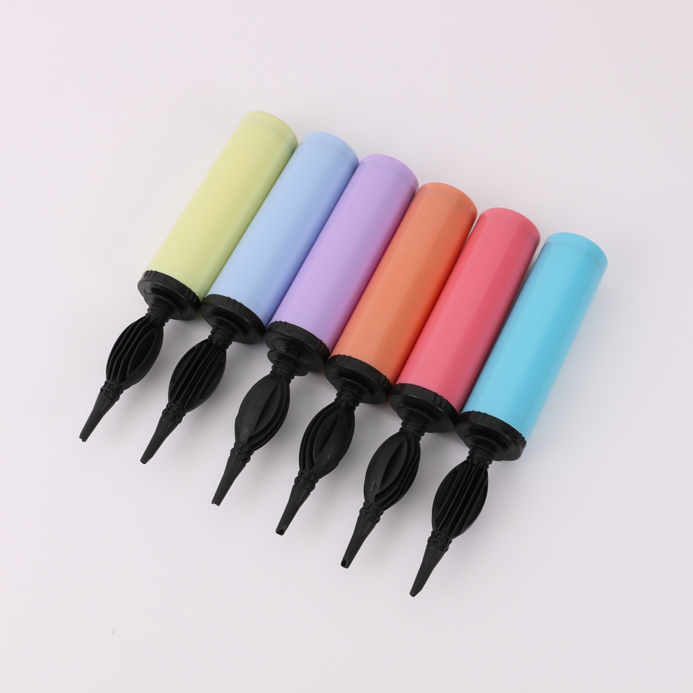 Aluminum film balloon manual inflator swimming pool inflator portable outdoor inflating tools manufacturers direct sales full figure