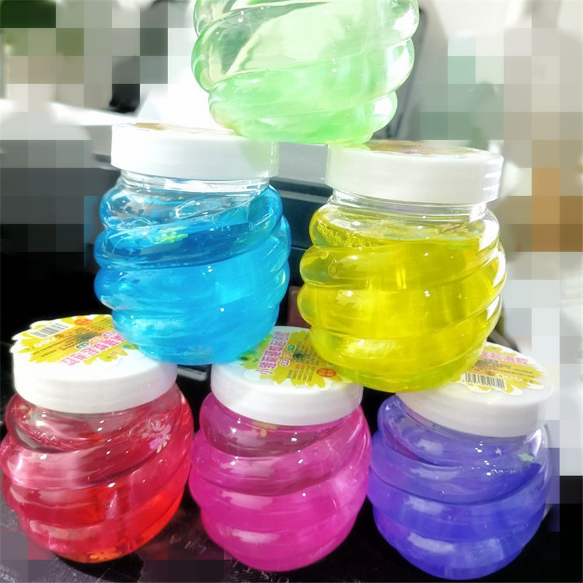 Pineapple crystal clay foam transparent color clay color crystal clay clay one yuan children's toy