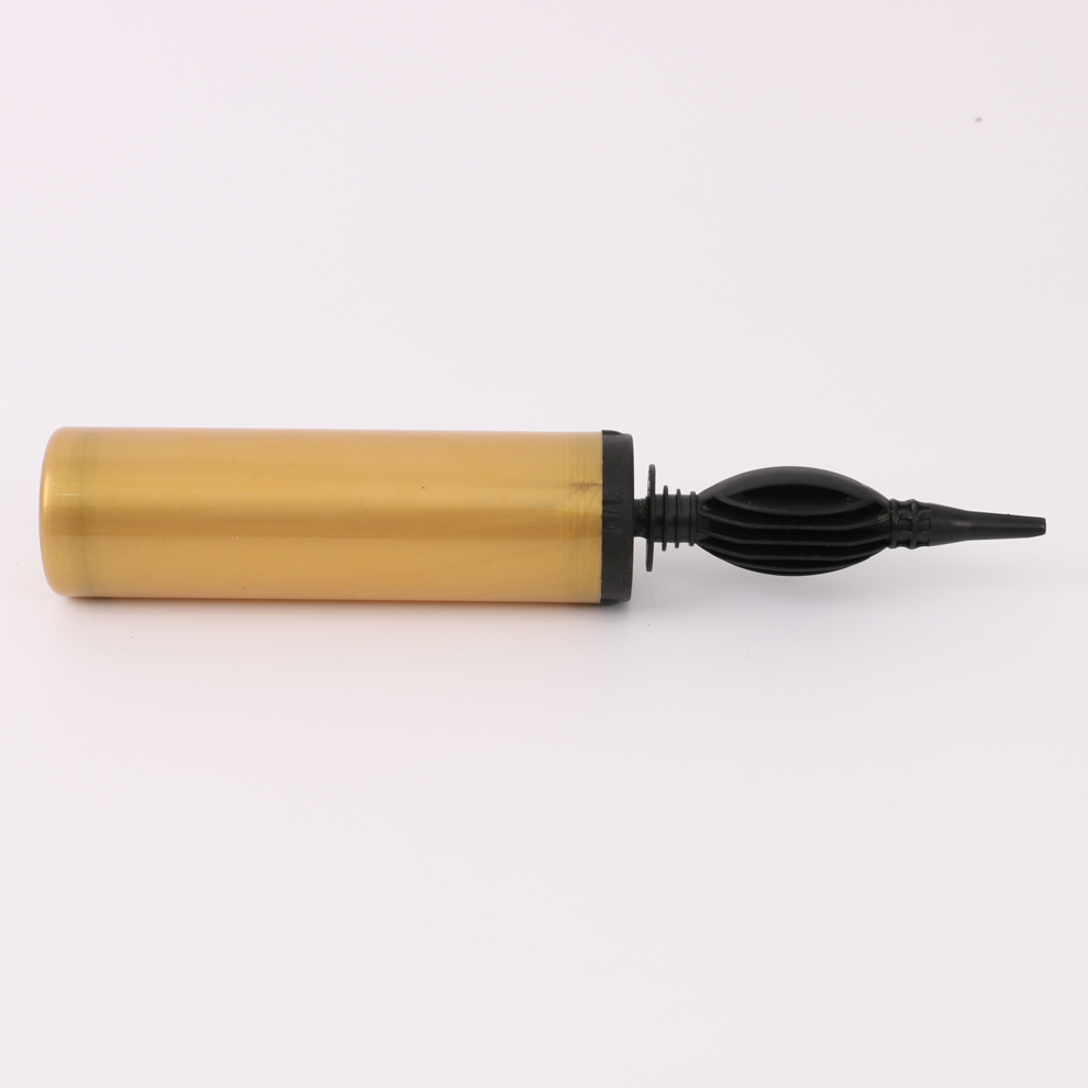 Factory direct sales in stock, multiple colors available, hand-pushed balloon inflators, manual plastic air pumps, small and portable details Picture