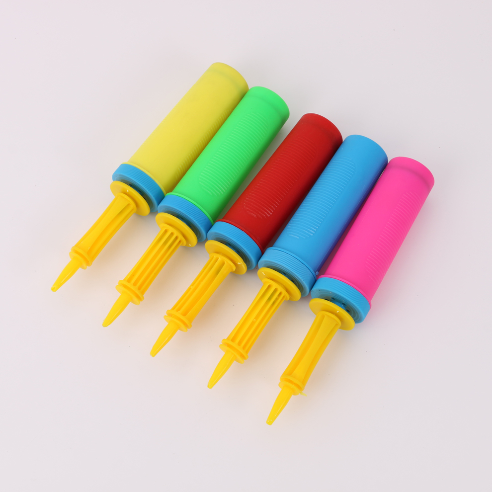 Multicolor aluminum balloon manual inflator swimming ring swimming pool inflator portable outdoor inflating tool
