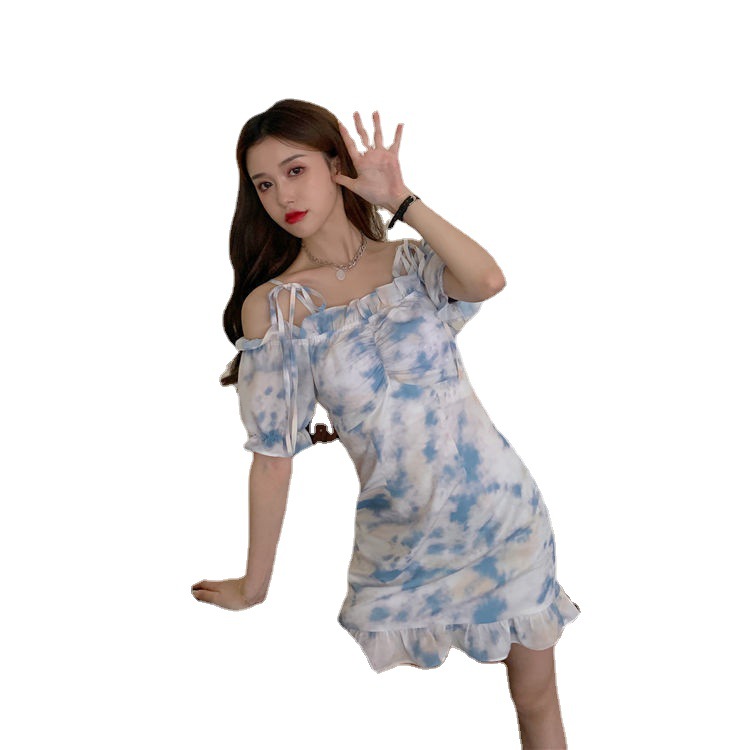 French retro, niche and sweet long dress for summer 2022 new first love dress, early spring temperament dress for women's wear Item Picture