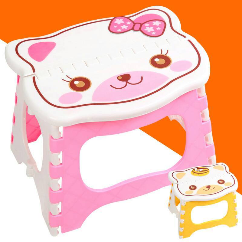 大号塑料折叠凳子 户外加厚垂钓凳 钓鱼马扎 便携式儿童小猫凳