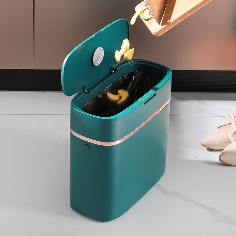X102 Creative Dustbin with lid Household pressing toilet sewn dustbin Living room bedroom dustbin