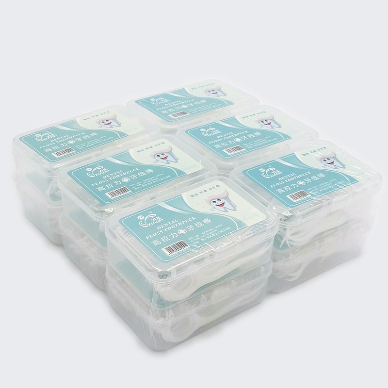 D1532 square dental floss, portable family set, ultra-thin disposable toothpicks, Yiwu Premium Two-yuan Store Specification image