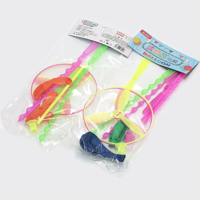 G1124 Flying Fairy + Balloon Children's Toy Flying Fairy Spinning Airplane Balloon Helicopter Educational Outdoor Toy Specification image