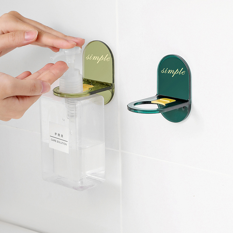 A popular Nordic light luxury body wash stand, hand sanitizer hanger, bathroom non-perforating body wash hanger Specification image