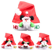 Christmas decorations Decals cartoon hats children's hats Children's Christmas hats Ornament hats Santa children's hats