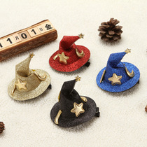 Halloween decorations Children's hairpins Gifts Halloween witches hat hair ornaments headgear hairpins hairpins