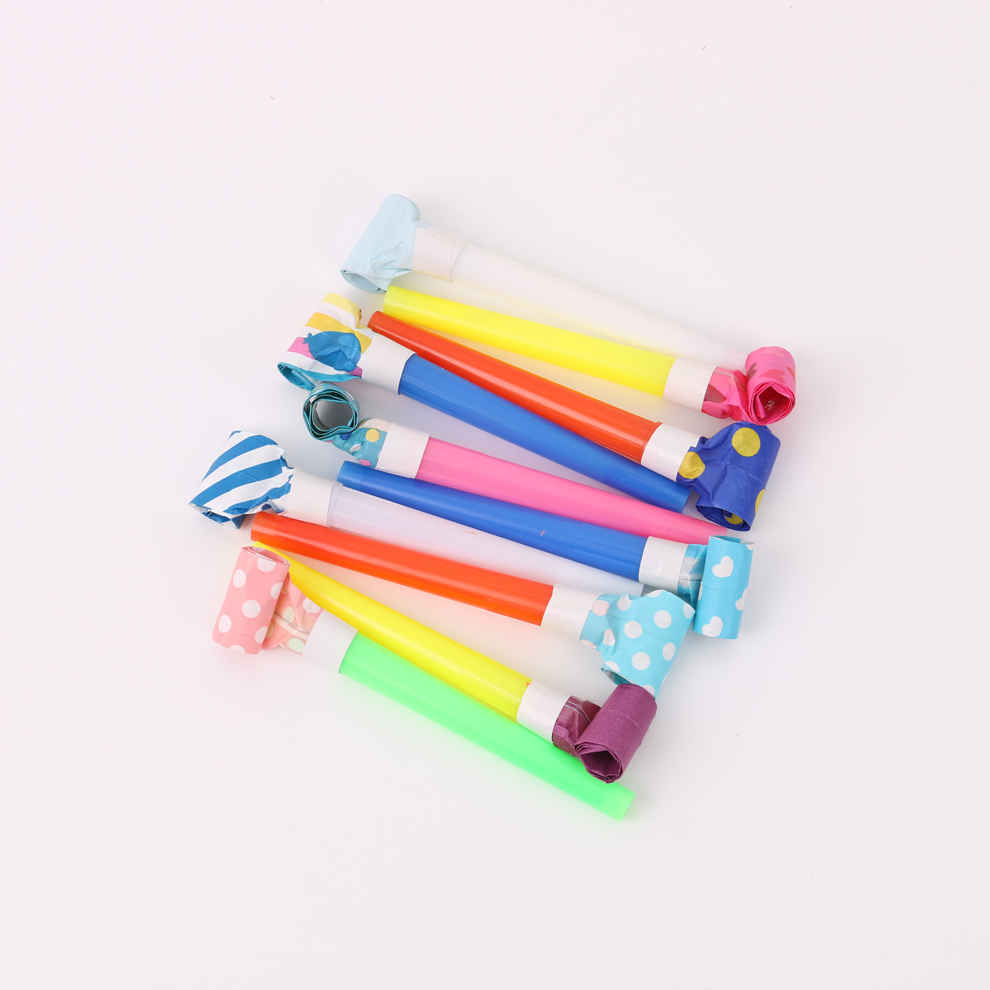 Wholesale large paper-head blowing dragons, plastic blowing dragons, whistles, children's birthday toys, cheerleading props, blowing rolls Specification image
