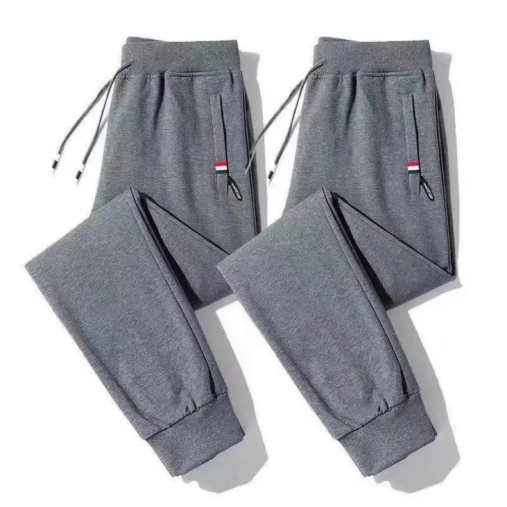 Spring/Summer 2022 casual running sport pants, men's oversized tapered long pants, sweatpants, elastic pocket zipper pants Specification image