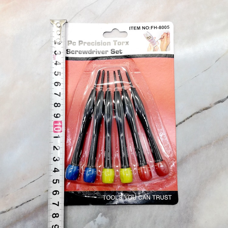 Kit de combinación multifuncional destornillador pequeño reparación de instrumentos cross one word conjunto de 6 piezas herramientas combinadas en stock al por mayor details Picture