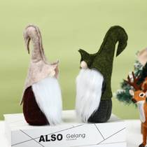 Cross Border Christmas Decoration Faceless old man figure hook hat doll Rudolph Children of the Forest elf ornaments