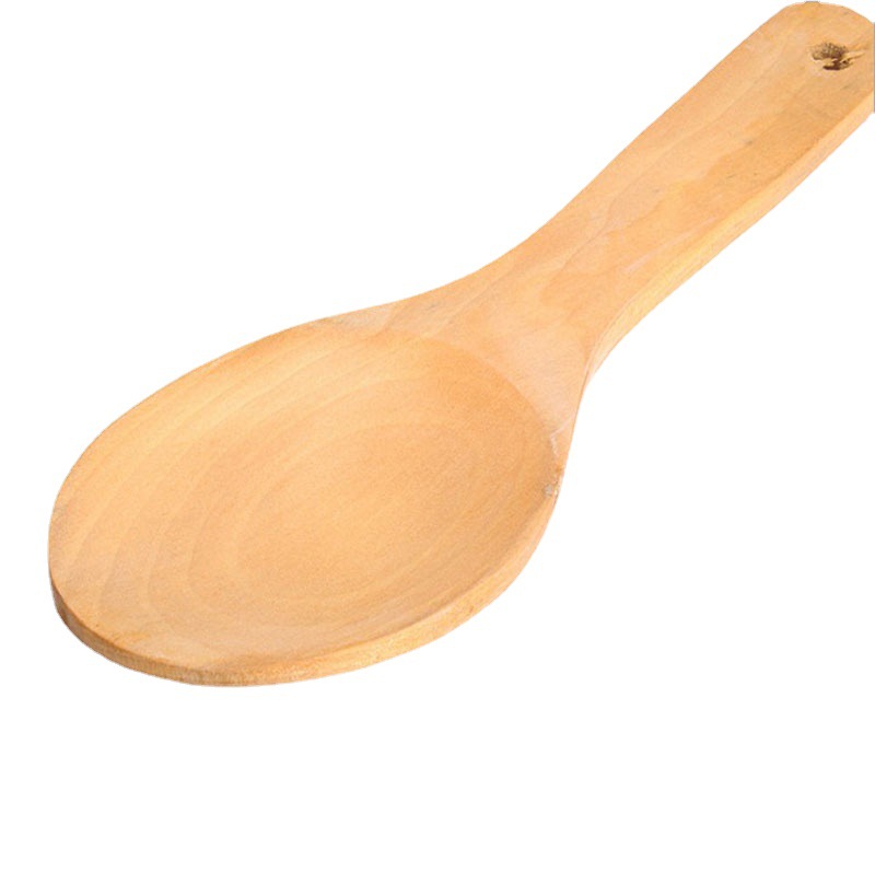 Origin and source: Kitchen utensils, wooden spoons, household wooden non-stick pans, wooden rice spoons, rice serving utensils, natural color wooden spoons Item Picture