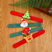 Old man Snowman pat ring Christmas toy pat bracelet