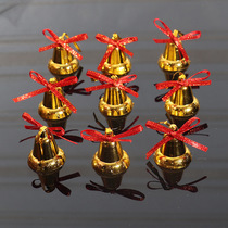 Christmas decorations Christmas tree pendant golden bell accessories 9 sets of 3cm Christmas tree pendant bells