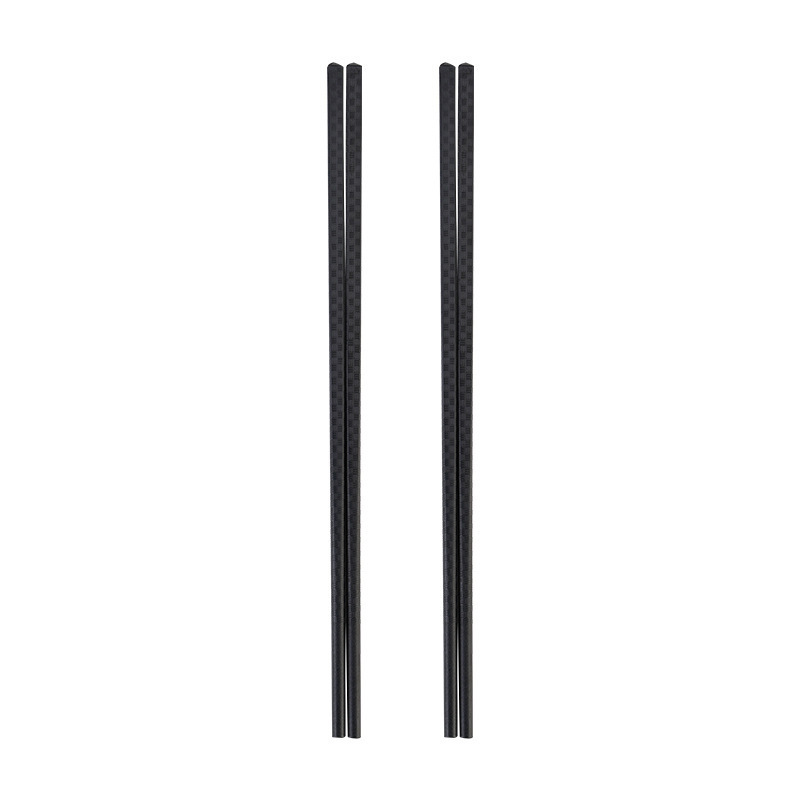 Two-yuan store hard goods: 5 pairs of alloy chopsticks, household craftsmanship, Japanese square head, heat insulation, anti-slip, heat-resistant, hotel chopsticks wholesale Item Picture