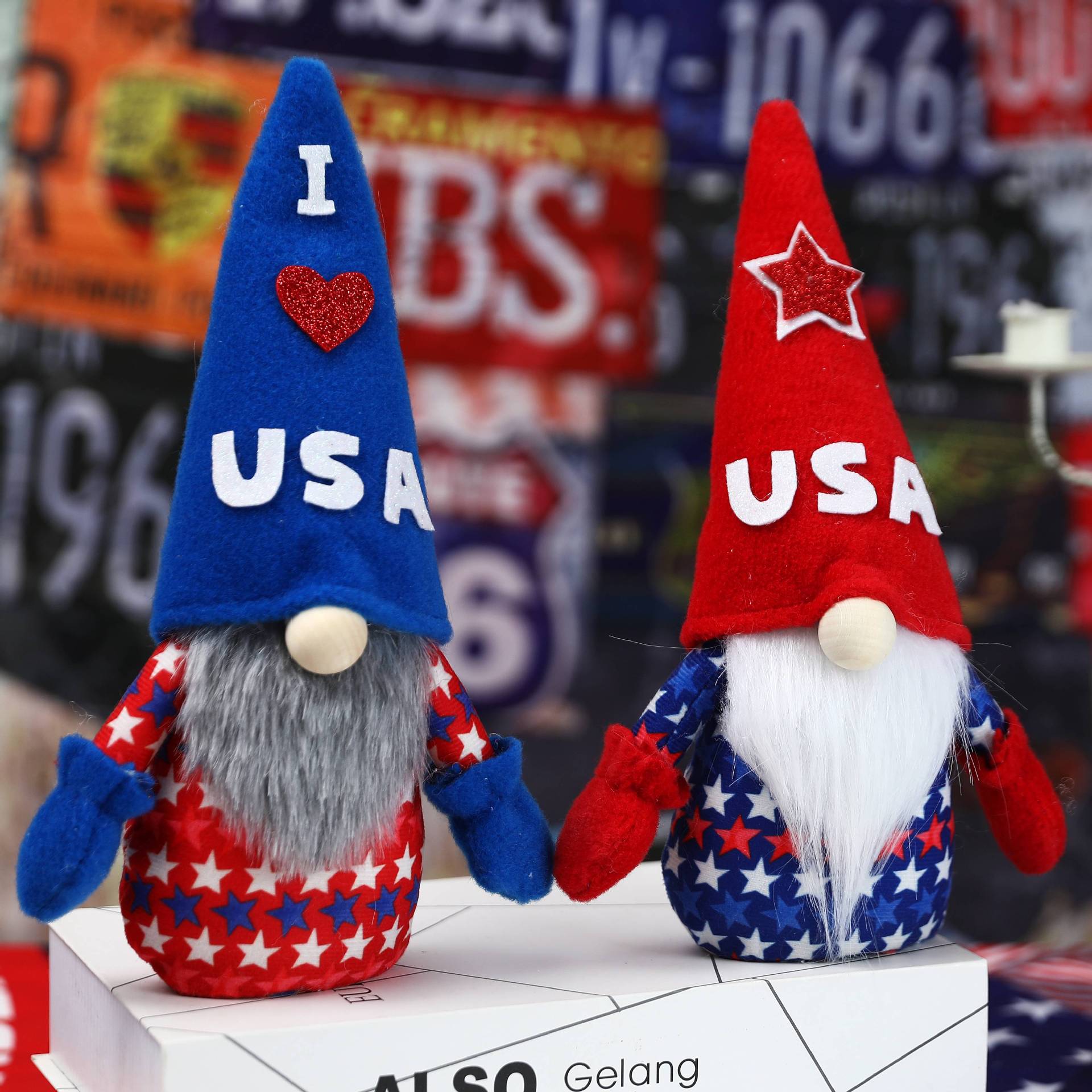 American National Day faceless old man