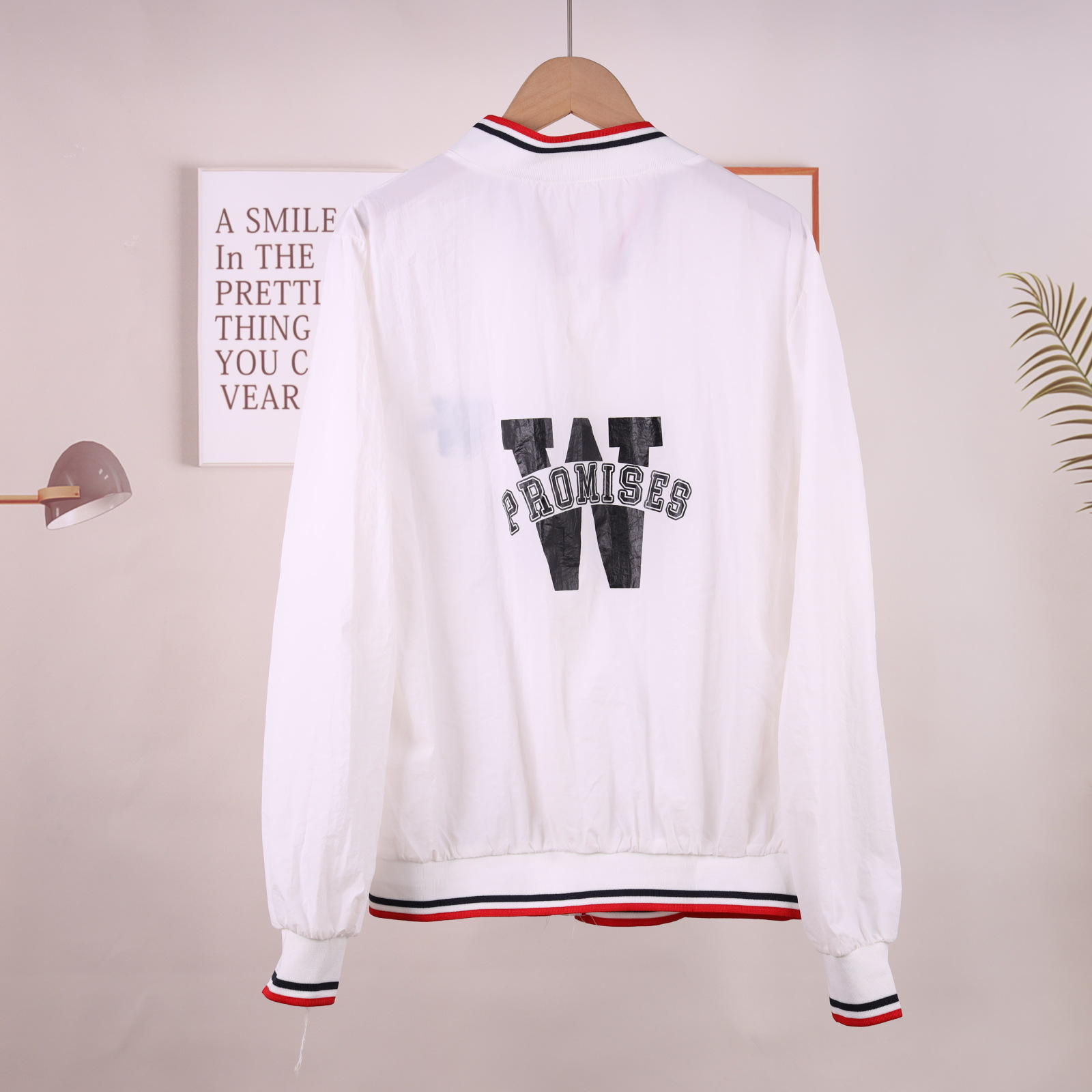 W English baseball sun-protective clothing for women 2022 Summer New Korean version Loose and versatile student sun-protective clothing Thin short jacket