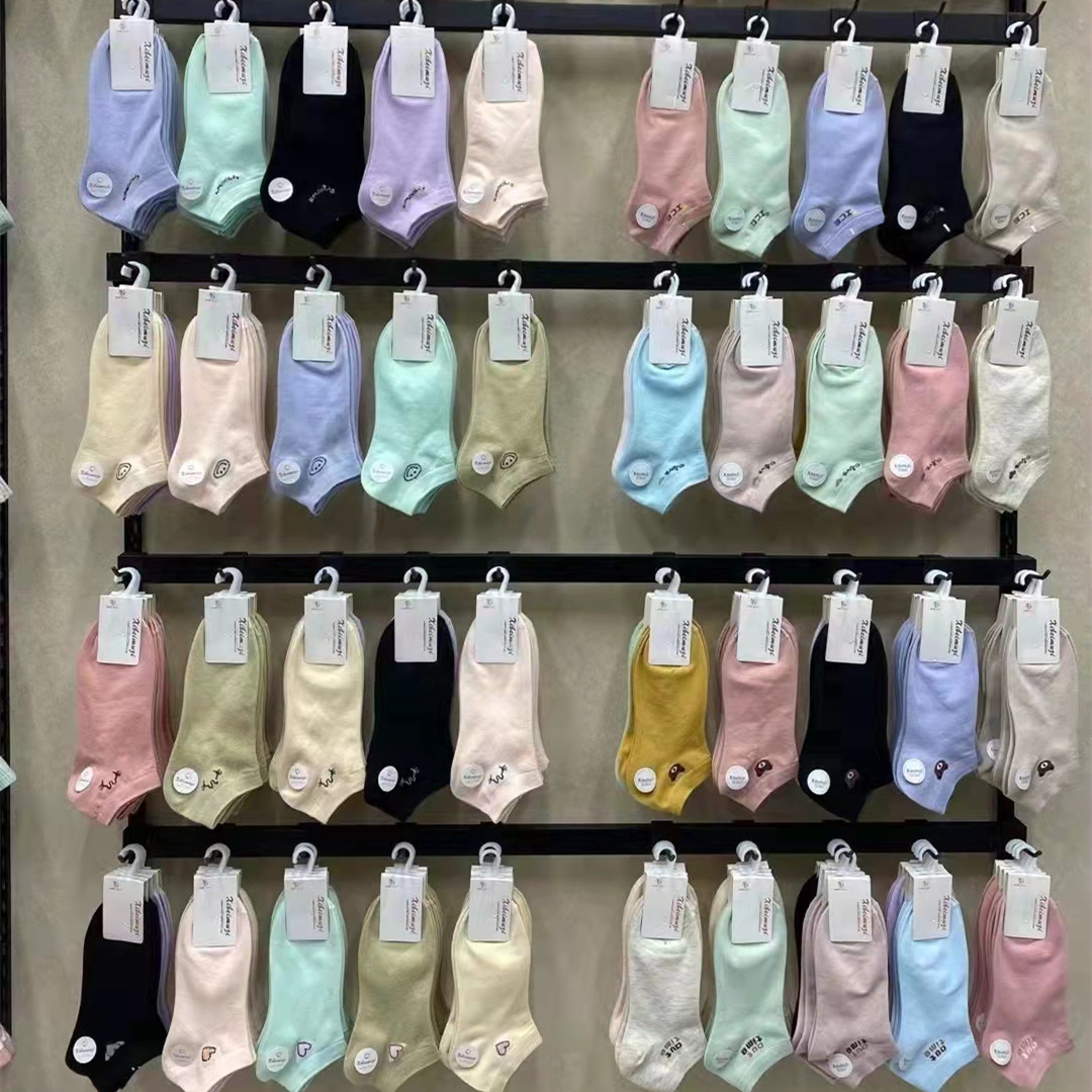 男女船袜 春夏新款浅帮口矮筒东北棉袜子江湖地摊货源男女袜批发