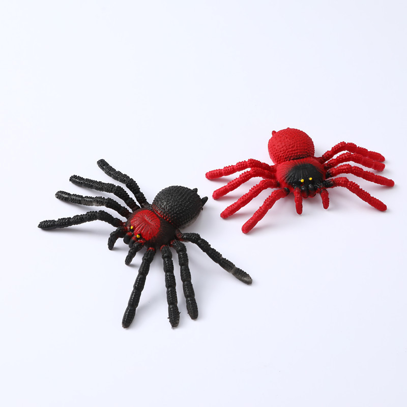 Halloween spider trick trick scary toy soft glue stall toy party atmosphere decorations