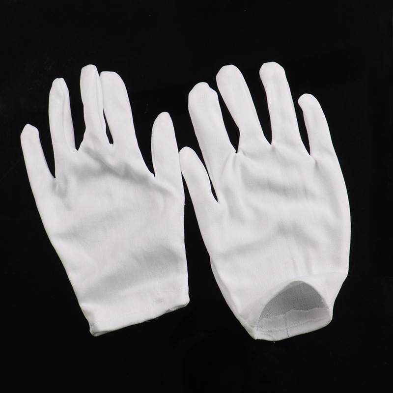 Santa ornament Santa ornament pure white gloves Santa costume matching gloves dress up gloves
