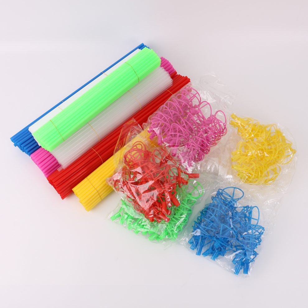 彩色气球杆托子塑料托杆气球配件 求婚生日气球装饰托杆 厂家直销