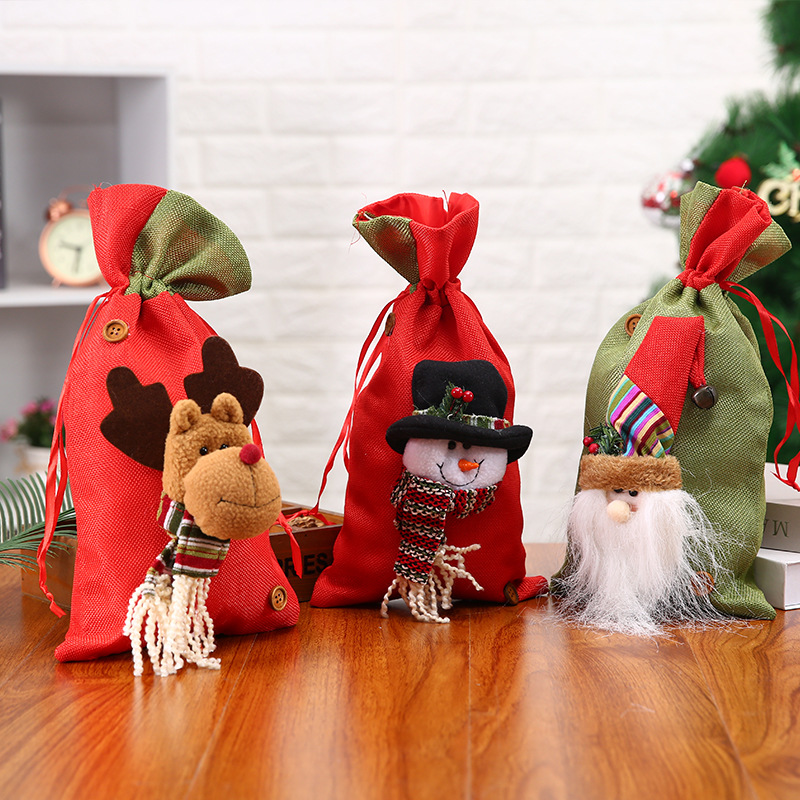 Christmas gift bags Christmas storage bags New Christmas bags Close gift bags Christmas decorations