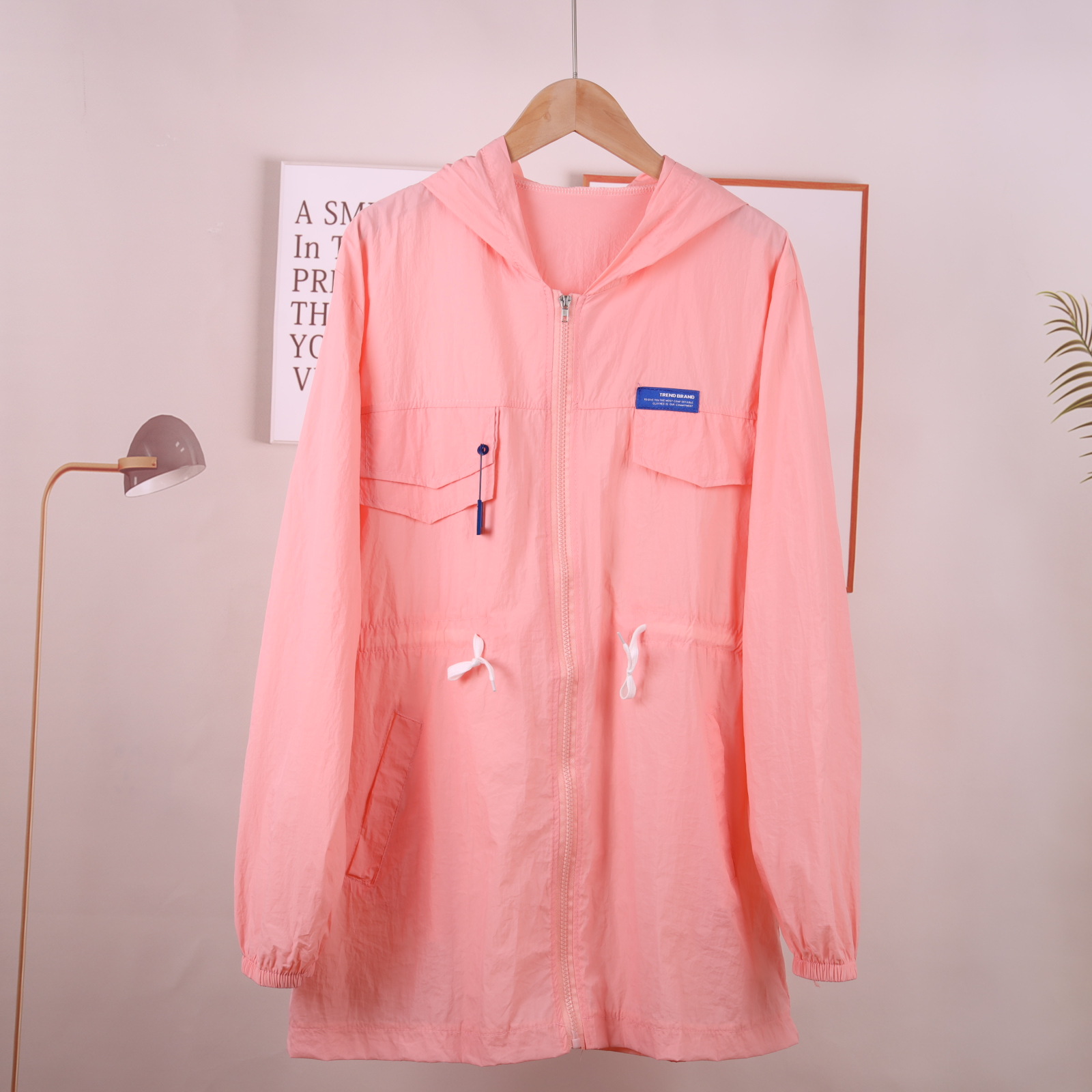 The 2022 new style of loose, casual and sun-protective outerwear for junior and senior high school students in Korean style Specification image