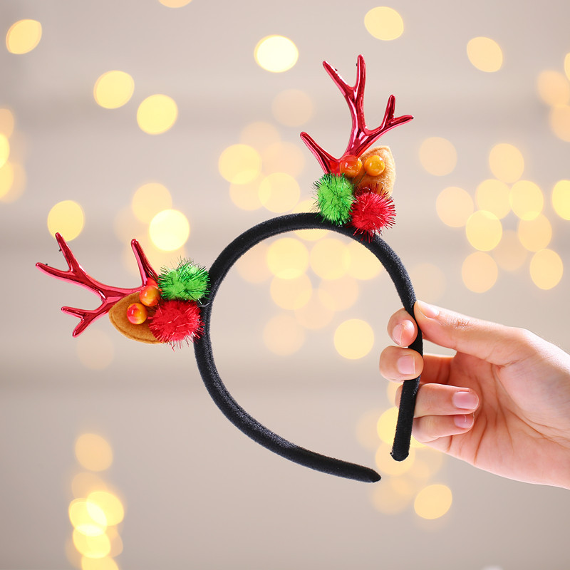 Christmas antlers clasp headband headband party atmosphere Decorations Christmas children gifts gifts