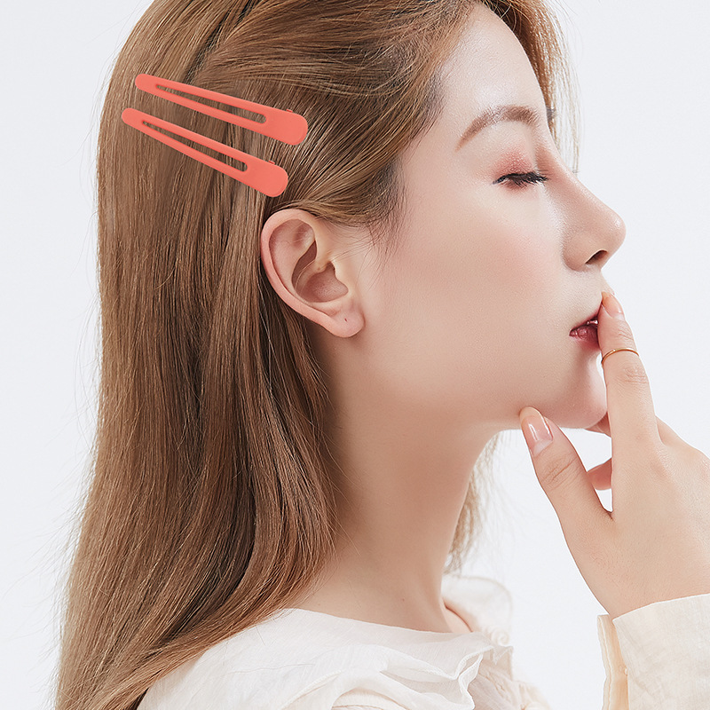 دبوس شعر متعدد الألوان من دبوس منقار البط الكوري الكوري details Picture