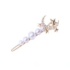 Korean version pearl hair clip, five-pointed star hair clip, girls' hair clip manufacturer's self-operated moon pearl frog clip edge clip Item Picture