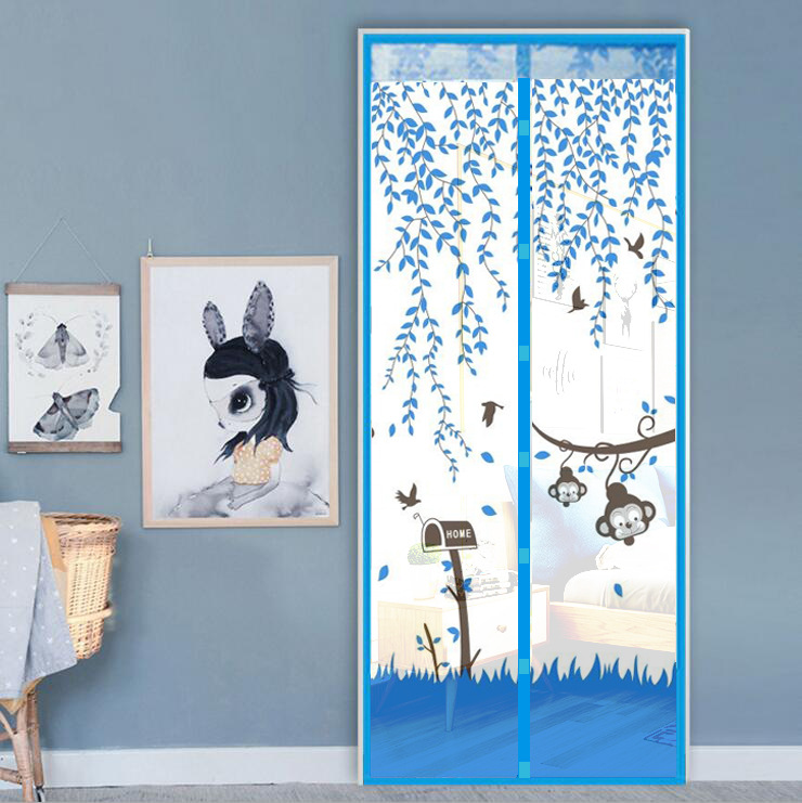 Printed magnetic flexible screen door is produced all year round
