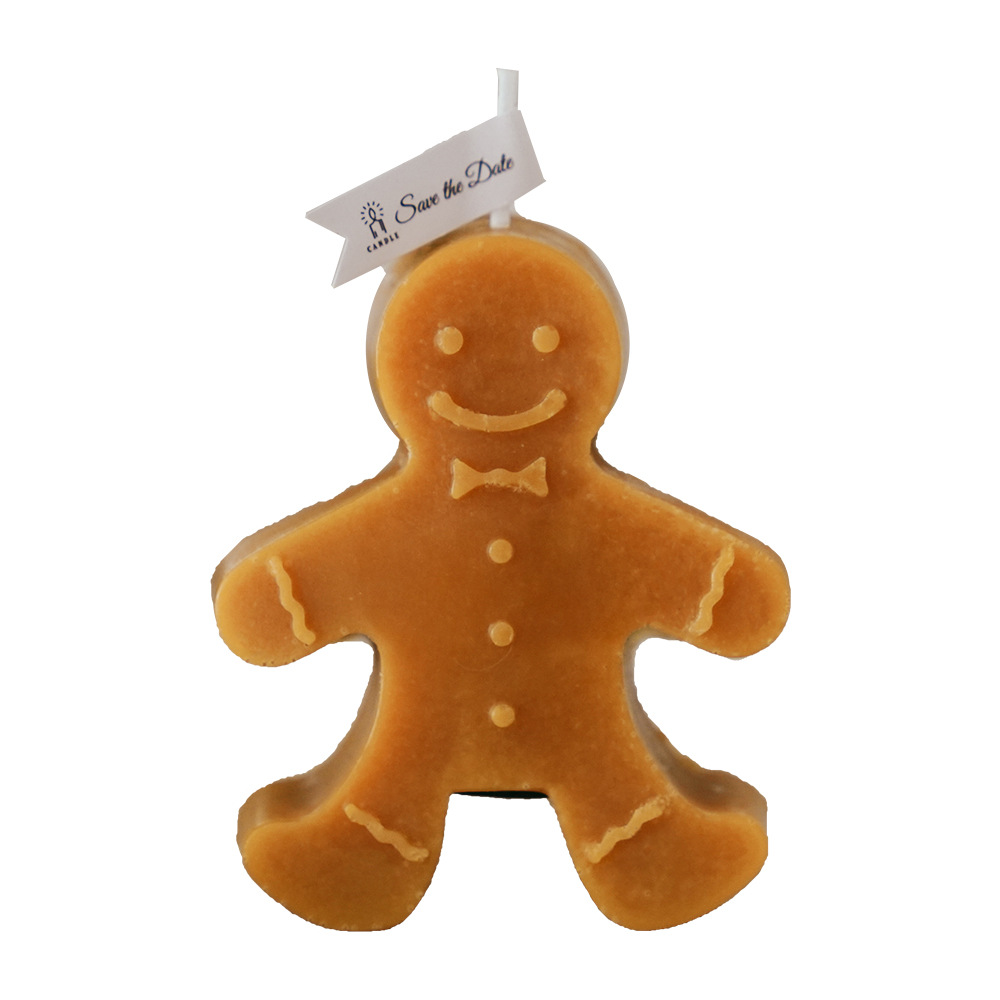 Gingerbread man scented candle Item Picture