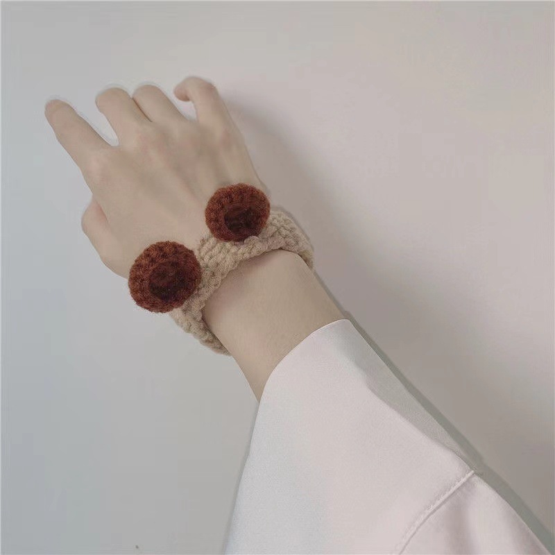 New best-selling cartoon bear bracelet, hand-woven cute rabbit ear bracelet, couple creative gift Item Picture