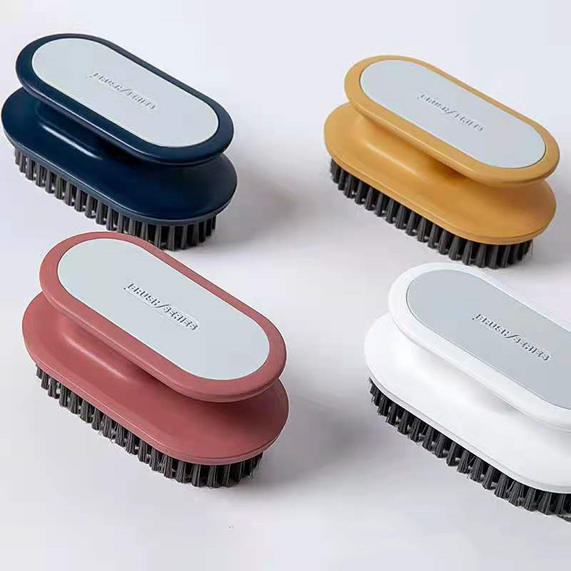 Factory direct supply 9009 laundry brush in stock for wholesale. Household high-quality soft-bristled cleaning brush for washing clothes and shoes Specification image