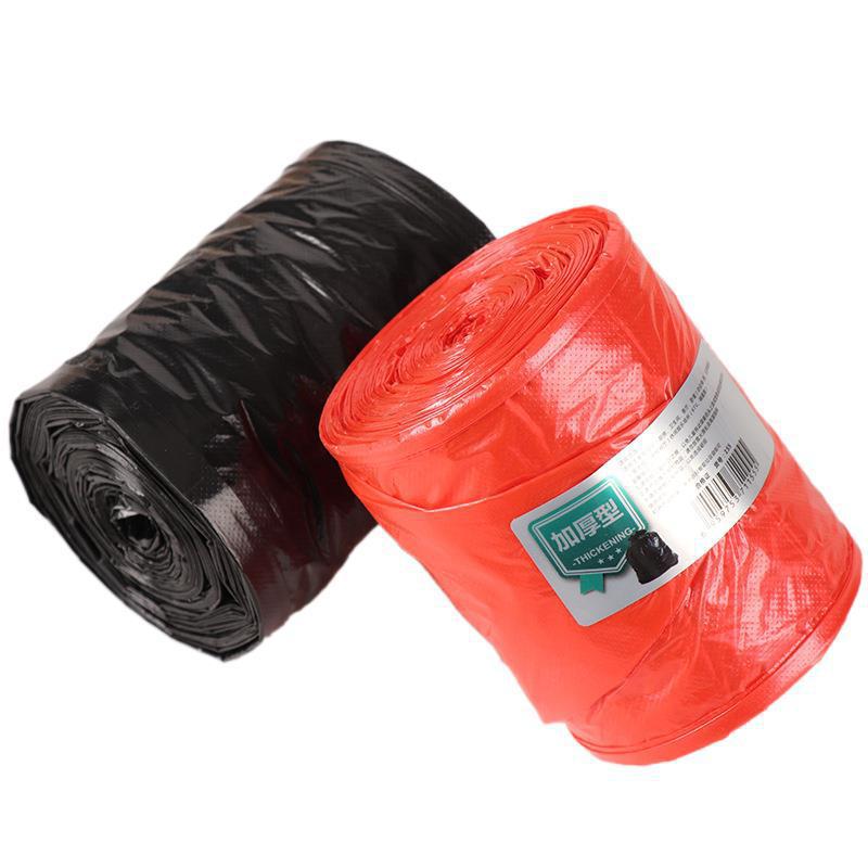 About 20 pieces of 155 brand new material thickened flat-mouth plastic garbage bags, disposable household garbage bags in stock for wholesale Item Picture