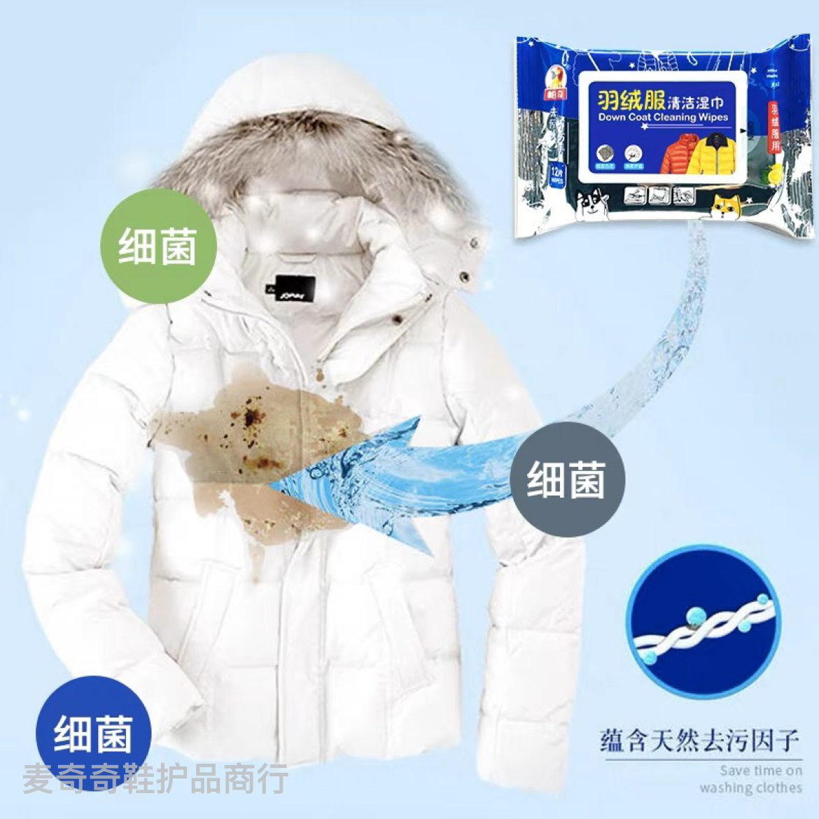 家居清洁用品/湿巾/羽绒服清洁剂产品图