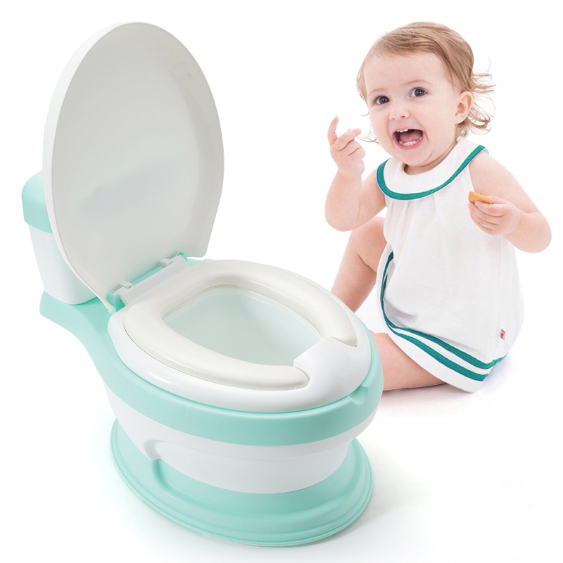 Children's toilet, simulated children's toilet, baby potty, portable infant toilet details Picture