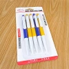 Factory direct sales of 5 ballpoint pens with suction cards, learning, home, business and office writing tools, oil-based pens, ballpoint pens details Picture